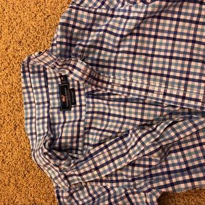 Vineyard Vines Boys Dress Shirt M 12-14